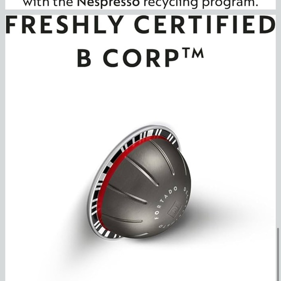 Nespresso Vertuo Fortado Coffee Pods Capsules 30 count Decaffeinated - Picture 6 of 6